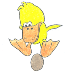 Forschen für Kinder Zeichnung Küken auf goldenem Ei Ostern